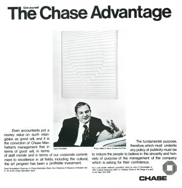Hans Haacke - The Chase Advantage